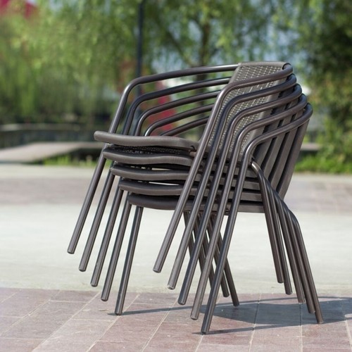 Rattan bistro stacking - 4,