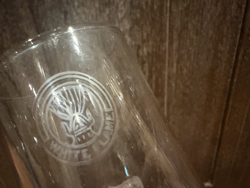 White flame etched antique - flame,