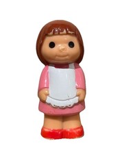 Vintage Bluebird Big Yellow Teapot Mother Figure