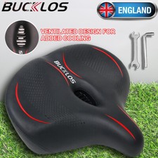 BUCKLOS Wide Big Bum Bicycle Cruiser Foam Saddle Comfort Bike Seat Sporty Soft