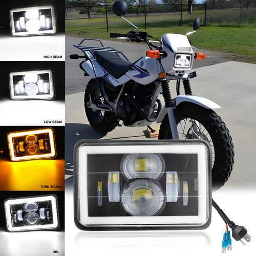 4x6 motorcycle square - square, led