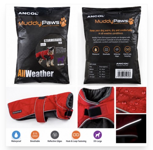 Ancol muddy paws stormguard - muddy,