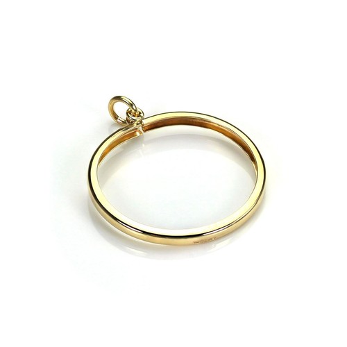 9ct gold half - 9ct, holder