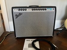 ♚MINT♚RARE♚FENDER '68 Custom TWIN REVERB 85W♚2x12 ALL TUBE Amp♚Deluxe♚SAVE £900!