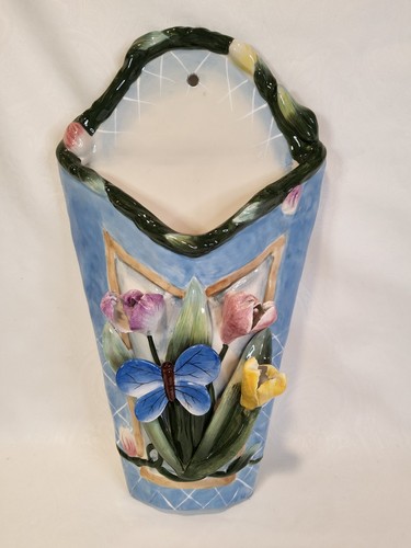 Ceramic wall hanging pocket - ceramic,