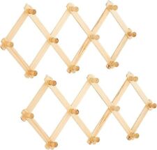 2X Peg Wooden hanger