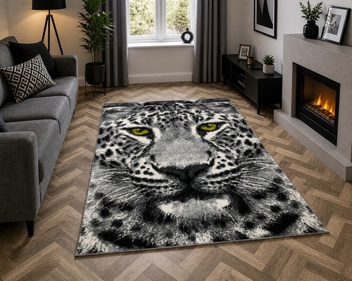 Quality grey green - green, leopard