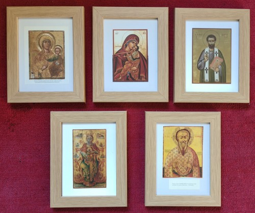 Set framed vibrant - a, framed,