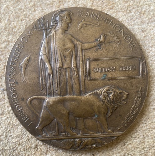 Genuine ww1 death plaque - genuine,