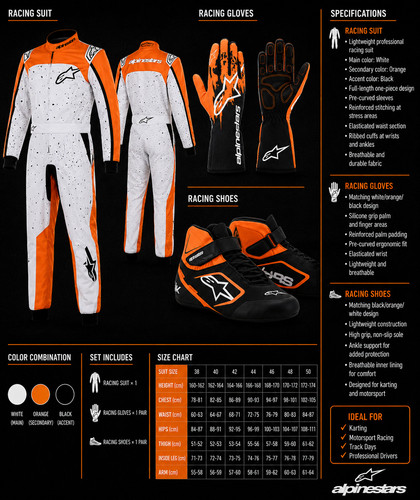 Kart racing suit cik fia - racing, cik/fia