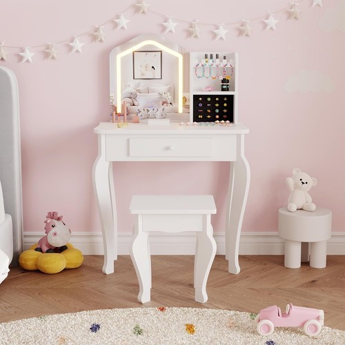 Lighted mirror kids vanity - mirror,