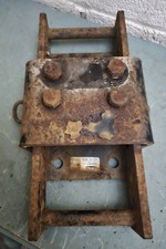 Genuine Dixon Bate Land Rover hight adjustable towing drop plate saddle and pin