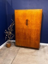 Vintage Art Deco Oak Wardrobe
