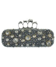 ALEXANDER MCQUEEN Black silver