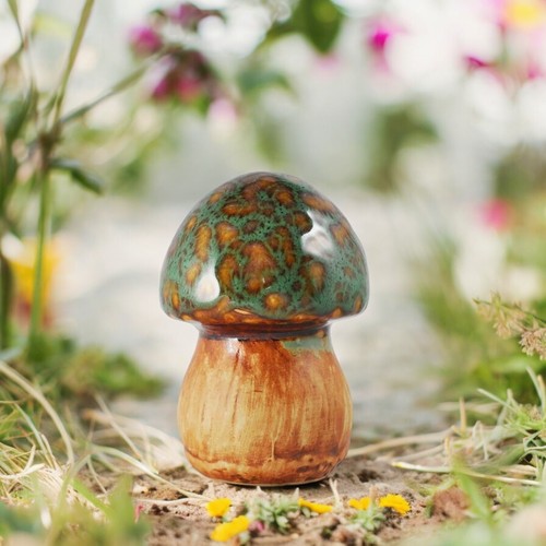 Small ceramic green - , moss