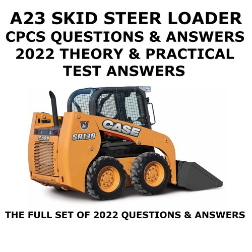 A23 skid steer - cpcs, new