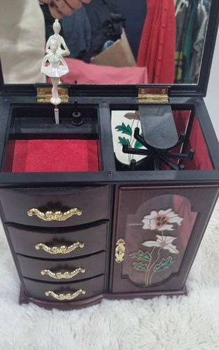 Vintage musical jewellery box - vintage,
