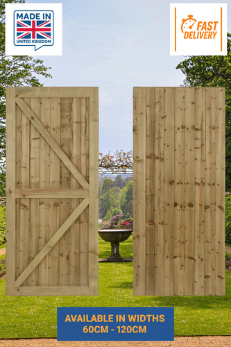Heavy duty feather edge - heavy, gate