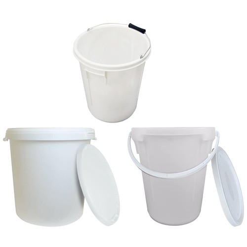 25l white plasterers bucket - plasterers,