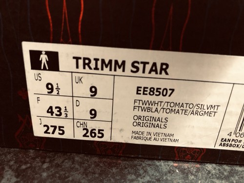 Size adidas trimm star - uk,