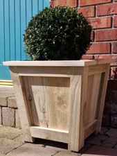 Wooden Tapered Planter