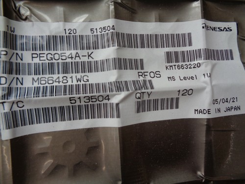Peg054a m66481g renesas - peg054a-k,