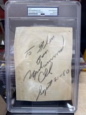 MUHAMMAD ALI Signed Cut