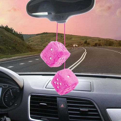 Fuzzy dice for car - fuzzy,