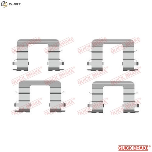 Accessory kit disc brake pad - kit,