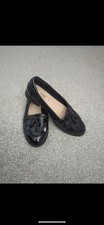 M & S Ladies Collection  Black  Tassel Loafers. Size 4