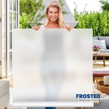 Frosted Window Film Vinyl * Total Privacy Glass Without Blocking The Light *