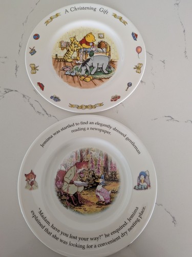 Beatrix potter plate winnie - beatrix, &