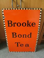 Brooke bond Tea enamel sign. Vintage enamel sign. kitchenalia.