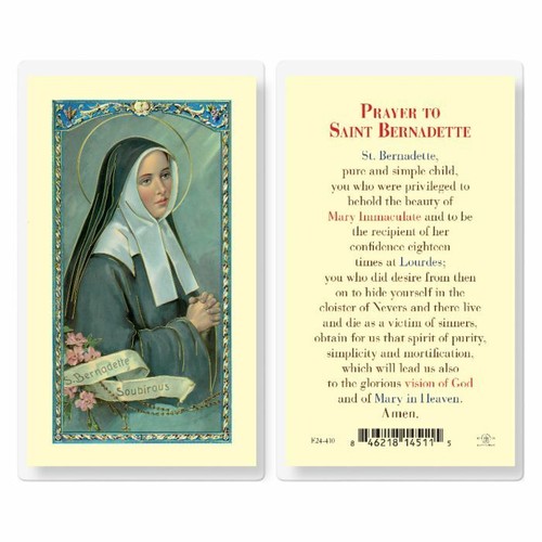 Bernadette with prayer - bernadette, to
