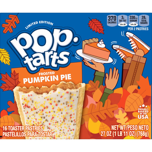Pop tarts frosted pumpkin - pop-tarts, pie