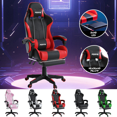 Poriya gaming chair leather - chair,
