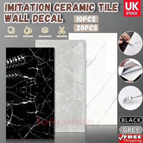 20x pvc marble tiles wall - 10-20x,