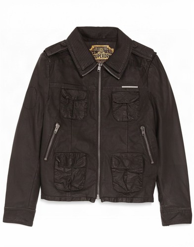 Superdry mens military leather - superdry,