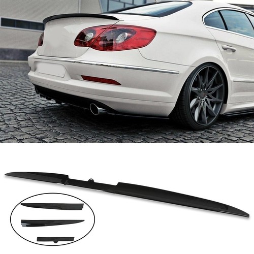 Glossy rear trunk lip spoiler - rear,