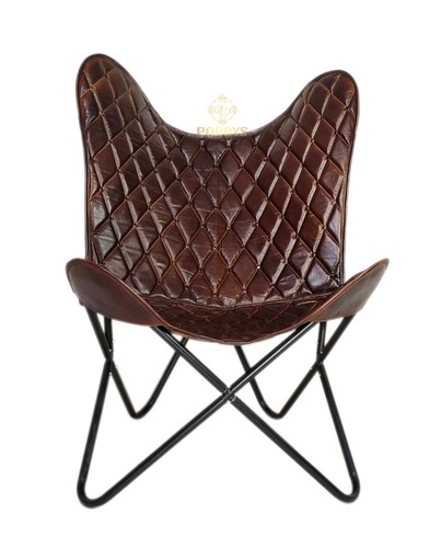Butterfly leather chair - leather,