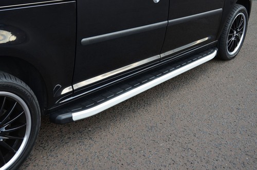Aluminium side steps - steps, running