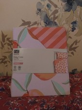 Tesco F&F Printed Peaches Single Reversible Duvet Set