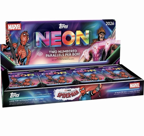 2026 topps neon marvel - neon,