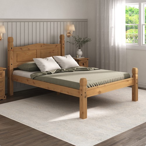 Corona double bed 4ft6 low - corona,