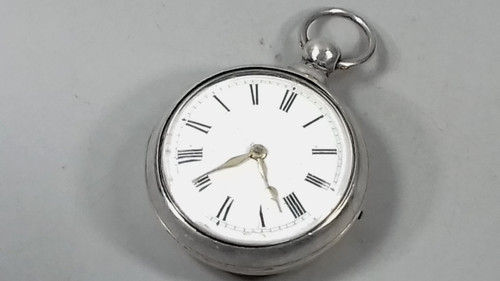 Antique silver pair case - antique,