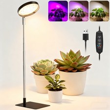 LED Plant Grow Lights for Indoor Veg Growing Lamp USB Full Spectrum with Base