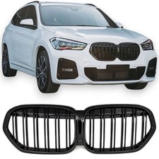 GRILLE FOR 2019 BMW X1 F48 LCI GLOSS BLACK 2019-2022