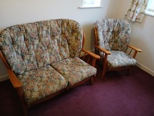 Set of wooden framed