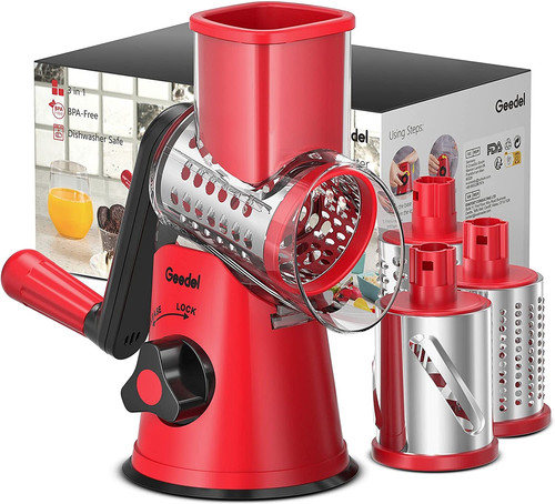 Rotary cheese grater - cheese,