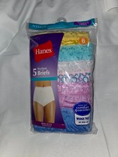 NEW NOS Hanes sz 6 Panties